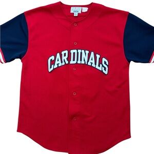 Vintage St Louis Cardinals Starter Baseball Jersey Mark McGwire Size L Men’s Red